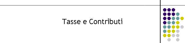 Tasse e Contributi